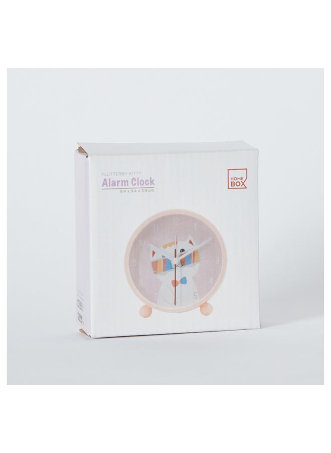 Home Box - Flutterby Kitty Alarm Table Clock 9.4 x 3.9 x 9.4 cm - Image 1