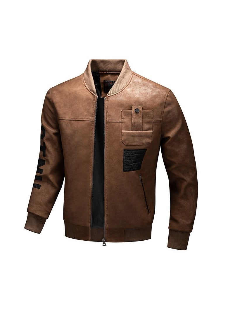 KUYING - New Leisure Slim Fit Fashion Motorcycle Coat - Image 1