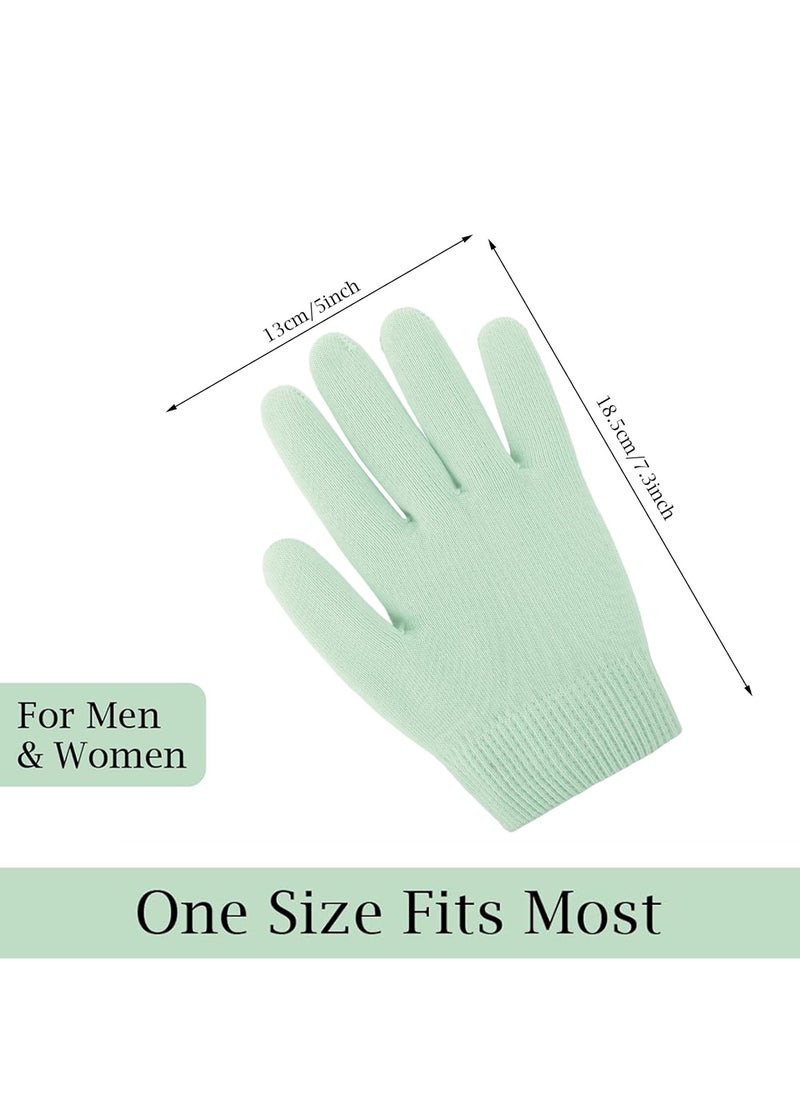 CMGTYYD Sterilized Gloves, Gel Spa Sterilization Therapy Socks and Gloves Hand Masks Sterilized Gloves Gel Gloves Dry Hands Softening Repair Dry Cracked Hands and Feet Skin Care  - Image 2