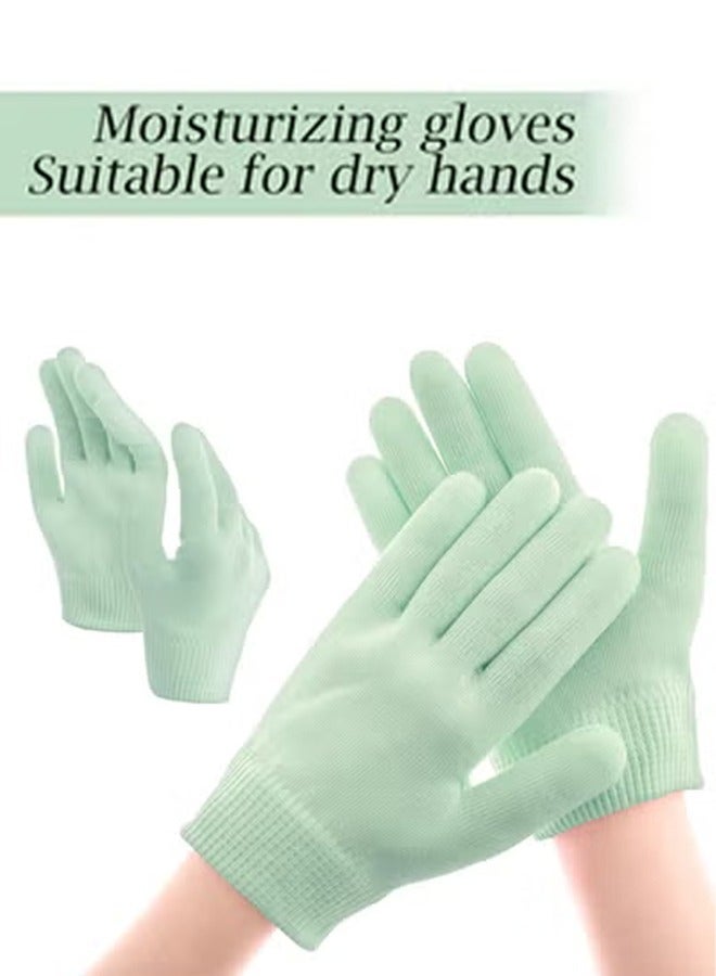 CMGTYYD Overnight Repair Gel Gloves & Spa Socks for Dry, Cracked Skin | At-Home Moisturizing Spa Treatment | Softening & Healing Hand and Foot Care - Image 3