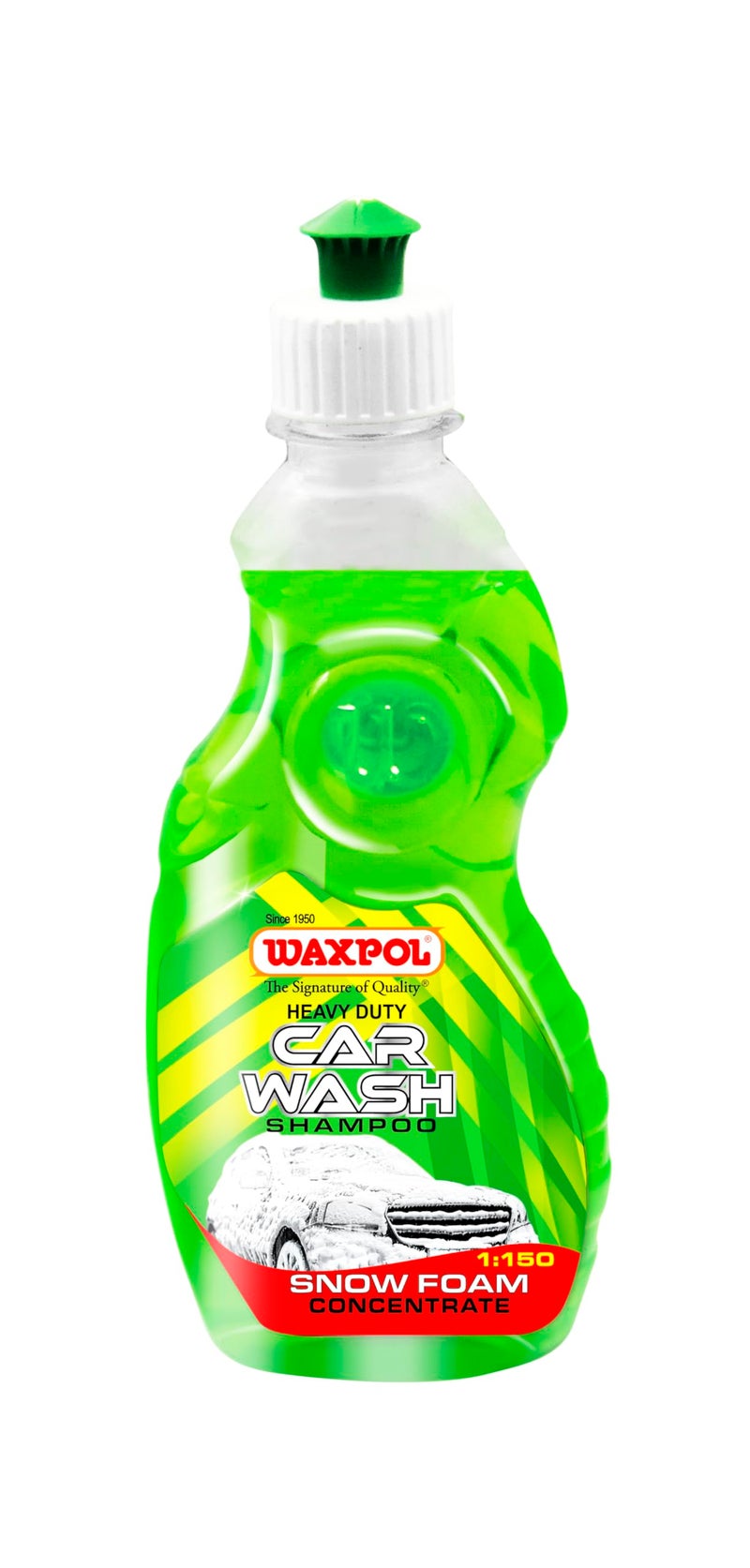 Waxpol Heavy Duty Car & Bike Shampoo Snow Foam Concentrate 1:150 (300 Ml) for Snow Foam & Bucket Wash - Image 1