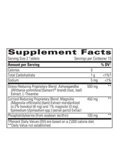 Integrative Therapeutics Cortisol Manager 30 Tablets  - Image 2