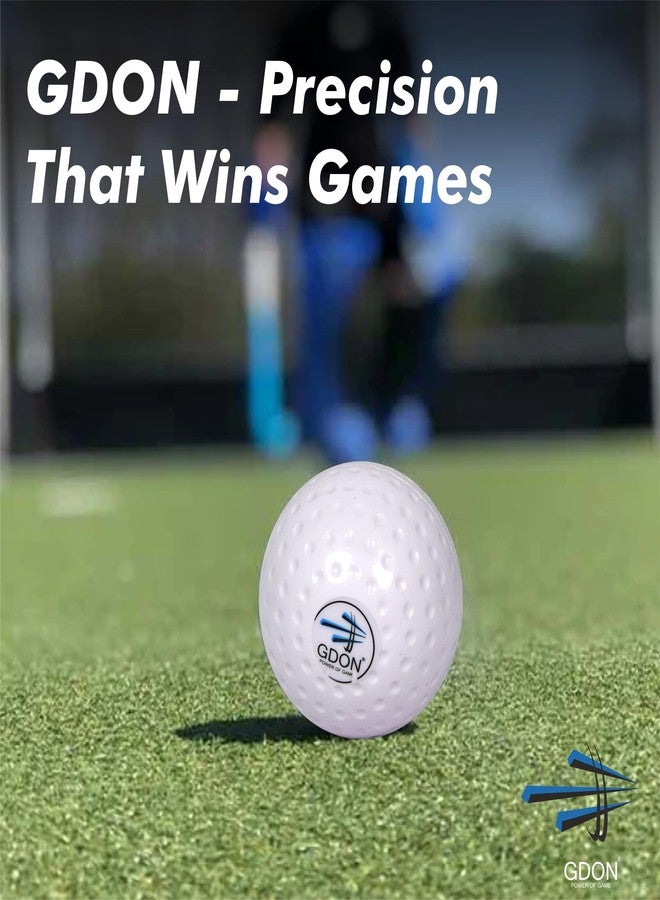 GDON Field Hockey Truf Hollow Practice Match Balls (Pack of 12 White) - Image 3