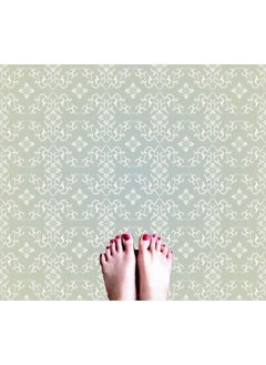 Usnyabni 3 inch (7.5cm) Asian Tiles Stencil, 6.5 x 6.5 inch (S) - Accent Mandala Chinese Oriental Japanese Stencils  - Image 2