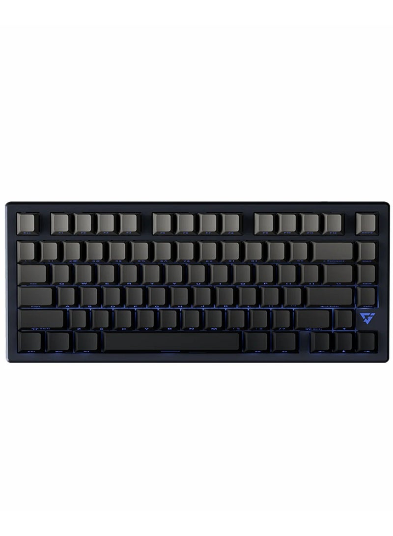 ATK ATK V75X Wireless Mechanical Keyboard with Bluetooth and Three Connection Modes USB-C / 2.4G / Bluetooth (8000mAh) Hot-swappable Full Keys and 16 Million Color RGB Backlighting 75% Customizable Keypad Structure (80 Keys) Ultra-Low 1ms Latency Black - Image 1