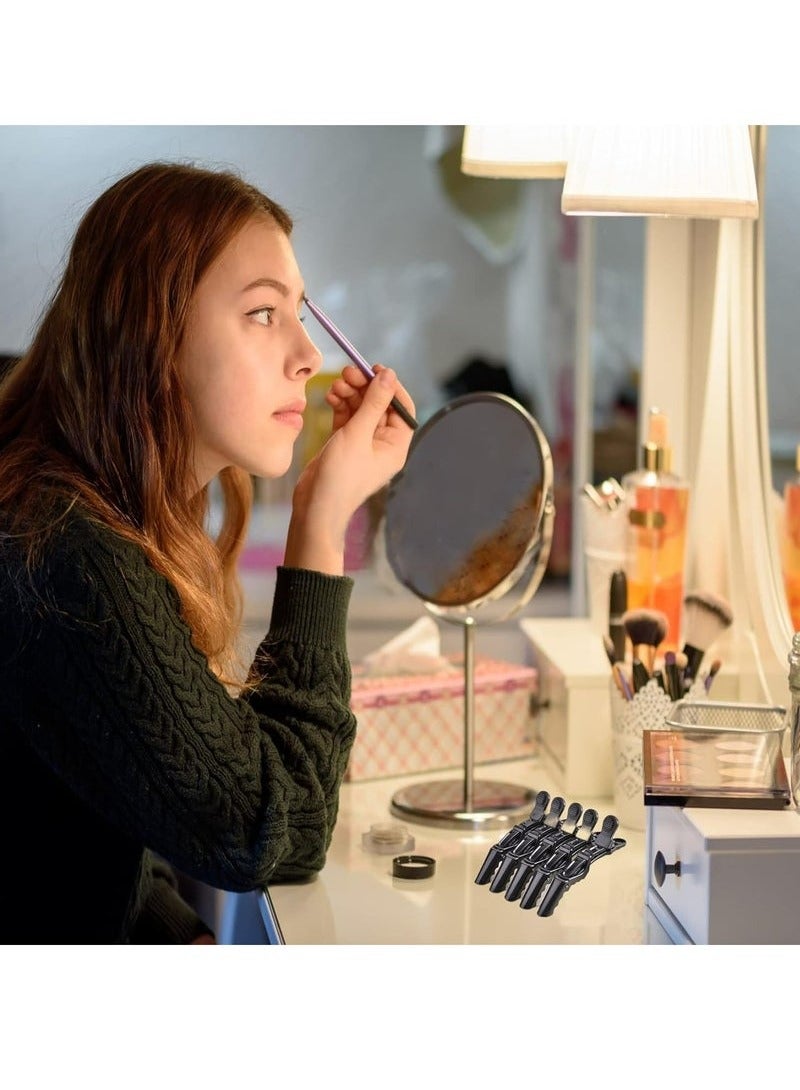 6 حزم من شرائح الشعر الأسود: شرائح الشعر الصالون Velcro، التصميم والشرائح، صالون الجودة. - Image 5