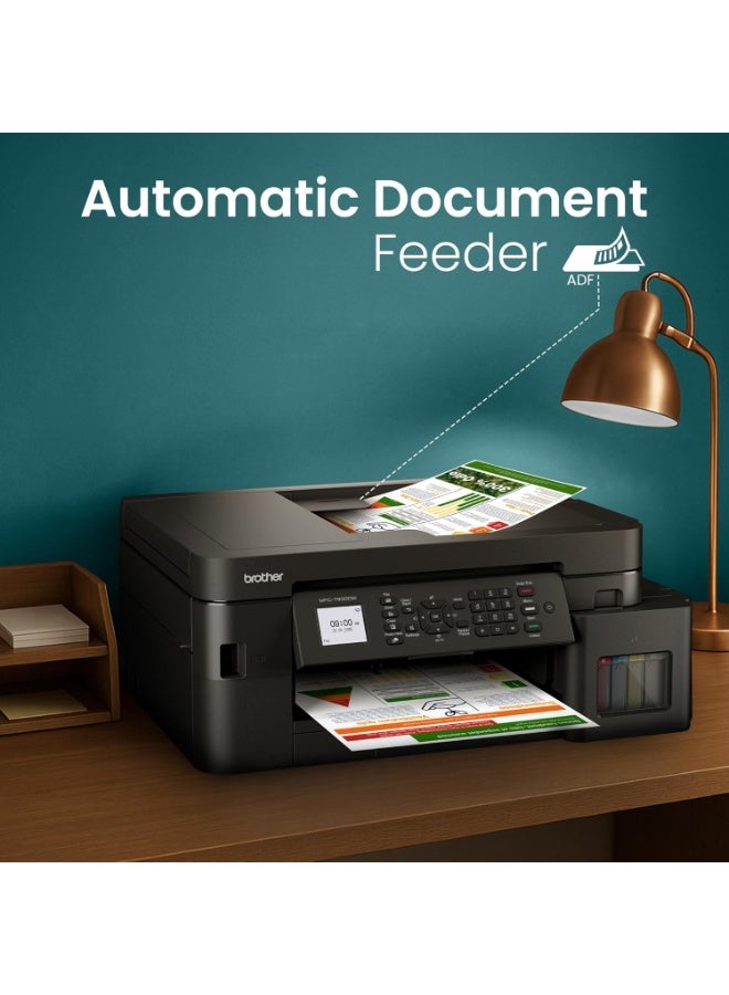 بروذر طابعة متعددة الوظائف MFC-T930DW اللاسلكية الملونة | خزان حبر قابل لإعادة التعبئة | طباعة تلقائية على الوجهين | 20 ورقة ADF | مسح، نسخ، فاكس - Image 3