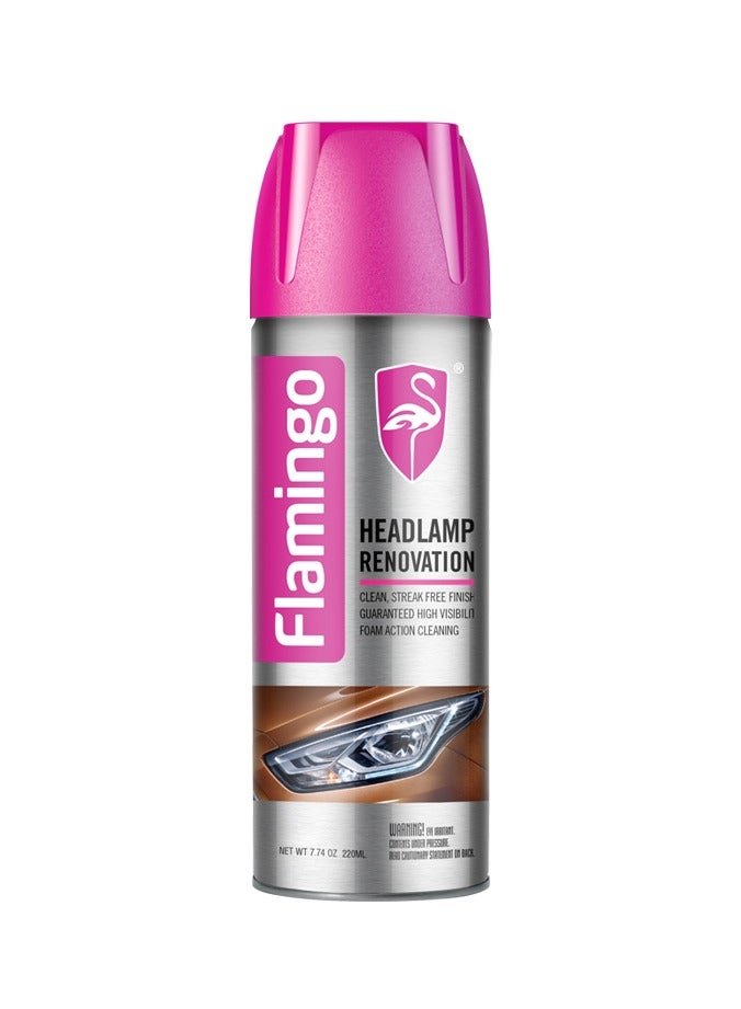 Flamingo headlight restoration spray 220 ml - Image 1