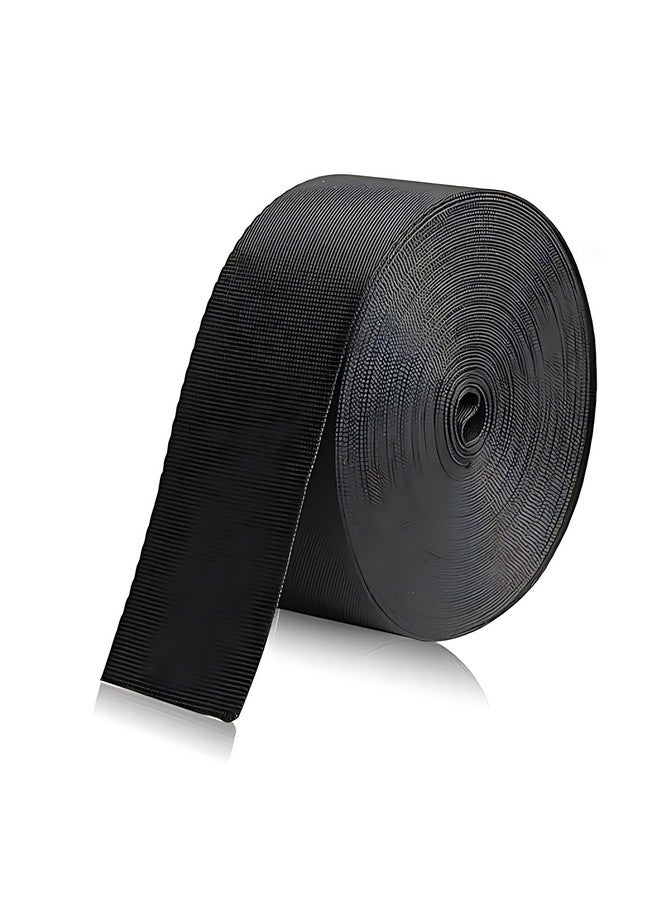 APAV Heavy-Duty 2-Inch Wide Nylon Webbing Strap - Versatile & Durable for Outdoor Gear, Sports Equipment, Pet Collars, Leashes, Bag Belts & DIY Projects (50 Meter (Black)) - Image 1