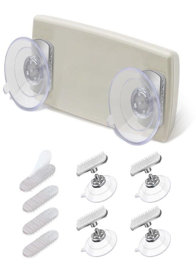 Orzero (2 Sets) Orzero EZ Pass Holder for Windshield, Fits Most US States Major Toll Passes Easy to Install and Remove with 4pcs Strong Suction Cups & 4pcs Mounting Strips - Image 1