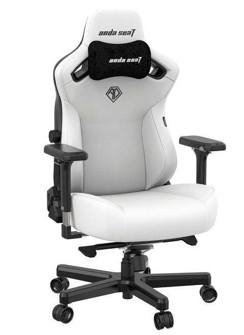 AndaSeat Kaiser 3 Series Premium Ergonomic Gaming Chair , CLOUDY WHITE | AD12YDC-XL-01-W-PV/C