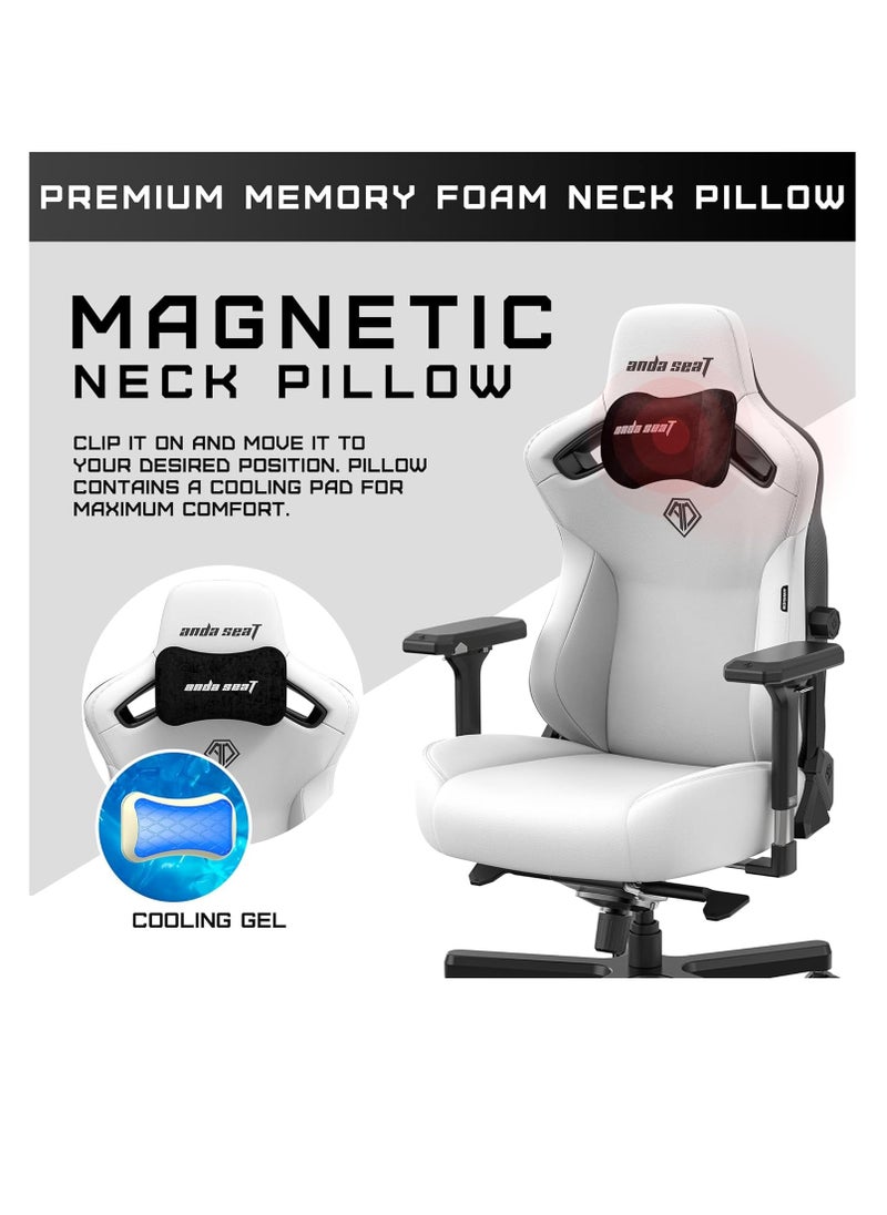 Anda Seat - AndaSeat Kaiser 3 Series Premium Ergonomic Gaming Chair , CLOUDY WHITE | AD12YDC-XL-01-W-PV/C - Image 1