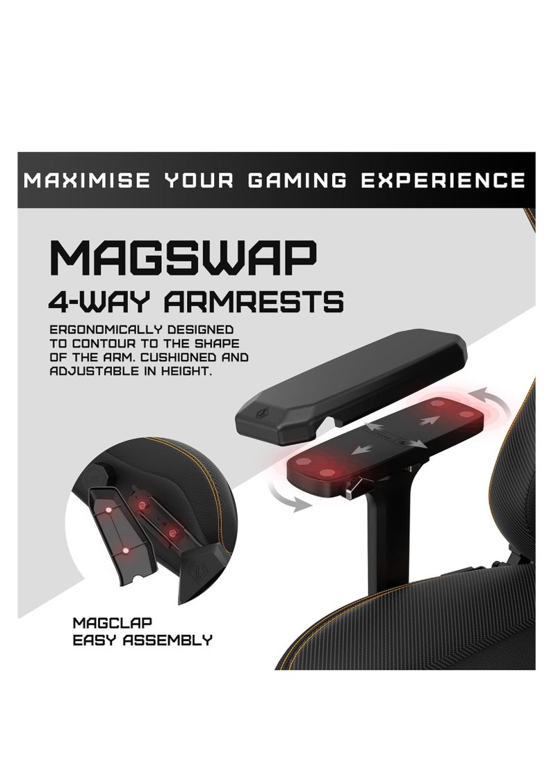 Anda Seat - AndaSeat Kaiser 3 Series Premium Ergonomic Gaming Chair , CLOUDY WHITE | AD12YDC-XL-01-W-PV/C - Image 1