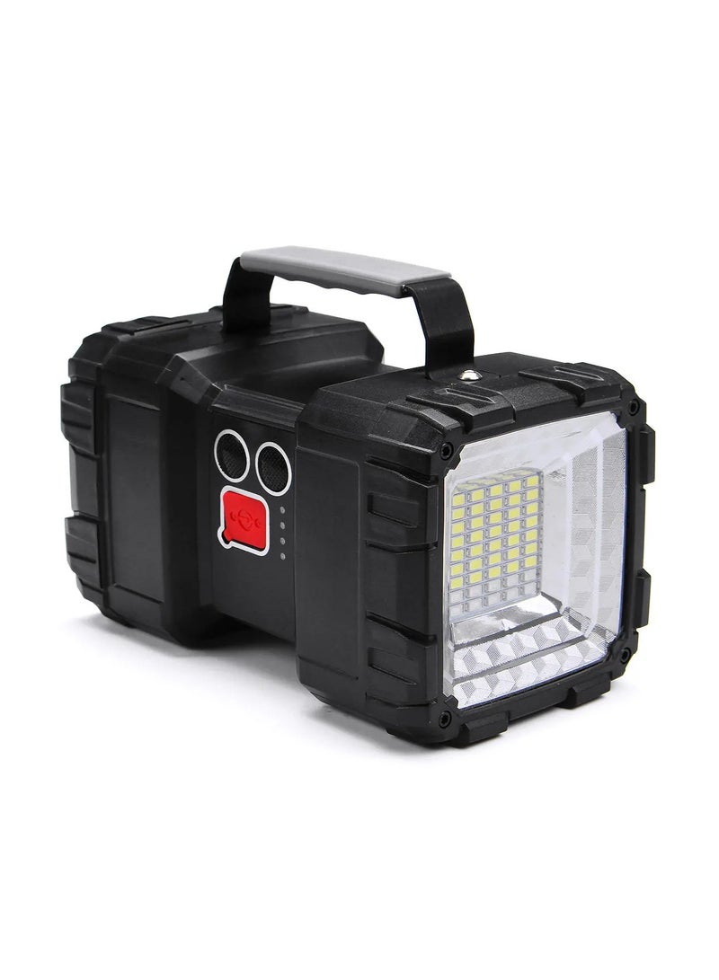 Multifunctional Rechargeable LED Searchlight W844 – 10000mAh Battery, 800m Range, Floodlight  Spotlight Modes, USB Charging Emergency Light Torch Camping Light W844 - Image 3