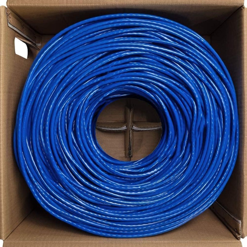 eDataLife 251M Wired Network Cable Cat 6 Ethernet Cable Package Box Compatible With All Network Devices, Blue - Image 2