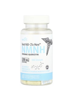 Nutri Nutri, NMNH, Max Strength, 250 mg, 60 Vegan Capsule (125 mg per Capsule) 