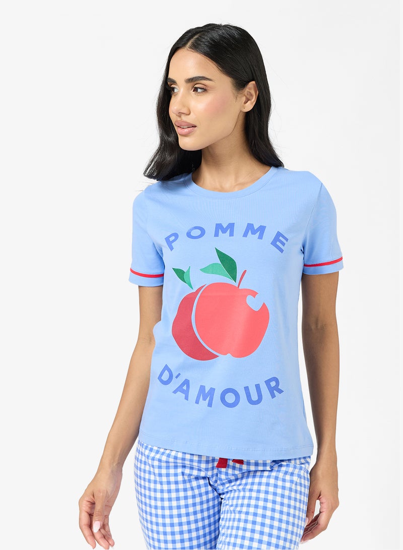 جينجر طقم تي شيرت وبنطلون بيجامة برسومات - Image 3