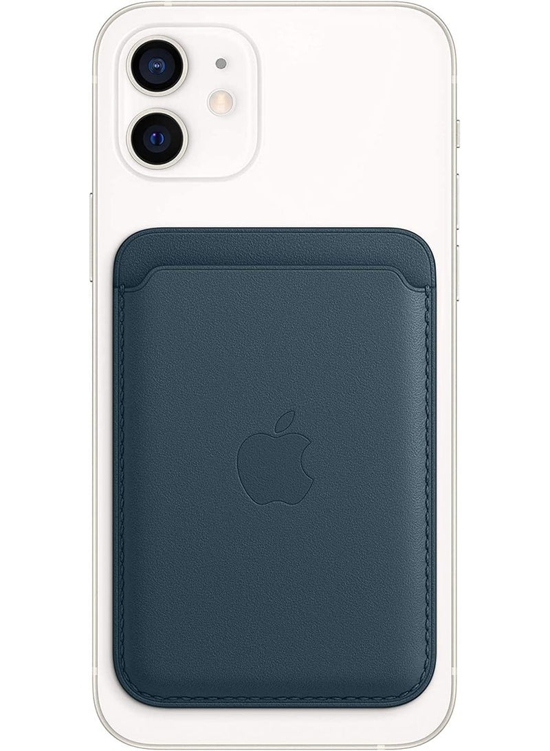 iPhone Wallet Leather Magnetic ID Card Holder Compatible with Apple iPhone 12-13 - 14-15 Series, Mini - Plus - Pro - Pro Max (Dark Green) - Image 3