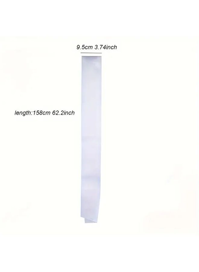 A Versatile 62.2 Inch Shoulder Strap For Plus Size Events Blue Elegant Multi Color Satin DIY Etiquette Belt Party Accessory - Image 3