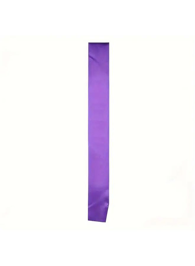 A Versatile 62.2 Inch Shoulder Strap For Plus Size Events Blue Elegant Multi Color Satin DIY Etiquette Belt Party Accessory - Image 2