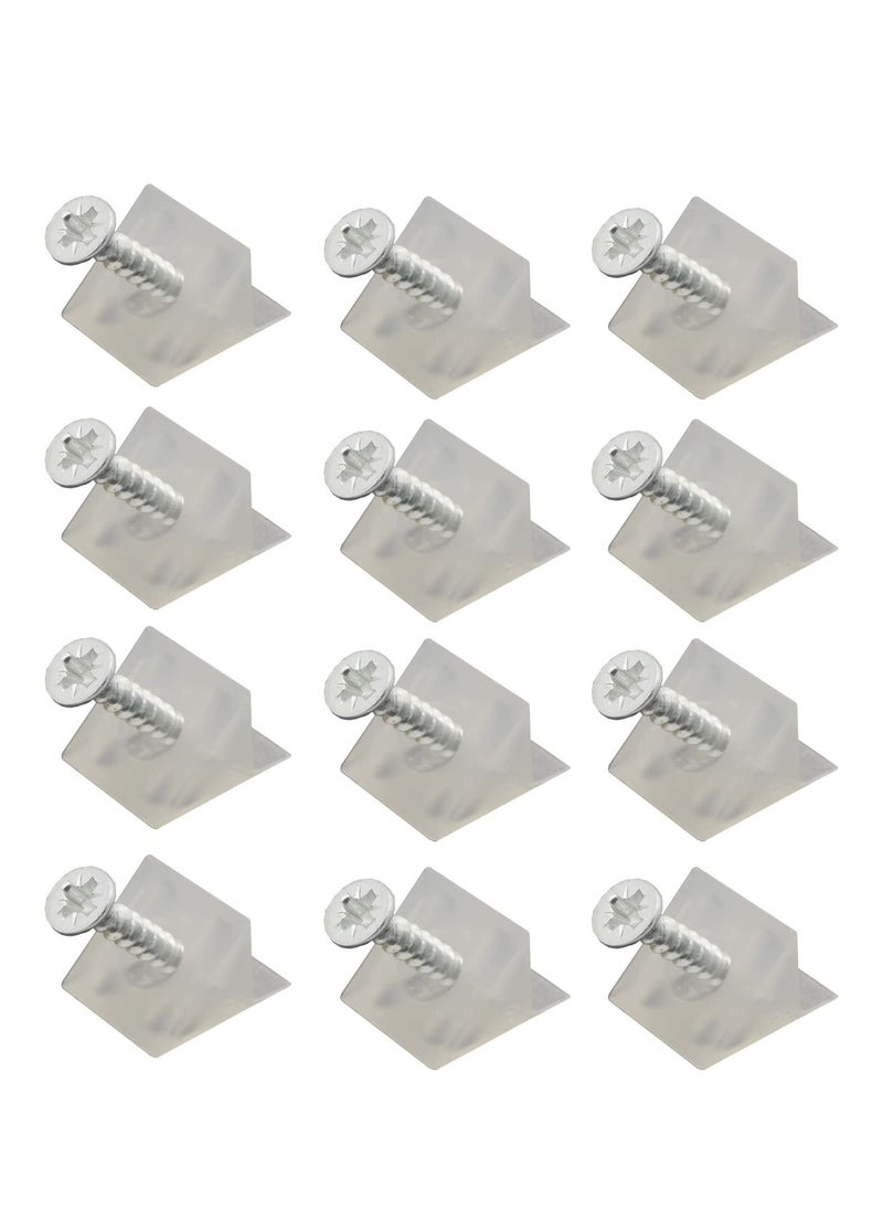 Y&D SYOSI 500 Packs Drawer Wedges Bracket, Pallet Bottom Support Brackets Sagging for Home Repair 45° Angle Code  - Image 1