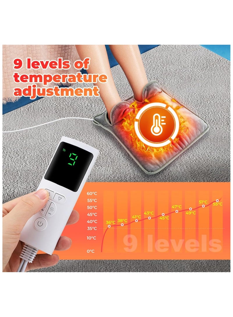 general Heating Foot Warming Treasure with 9 Temperature Levels Electric Footwarmers in Foot Warmer with Automatic Shut-Off Foot Warmers for Feet in Bed - Image 3