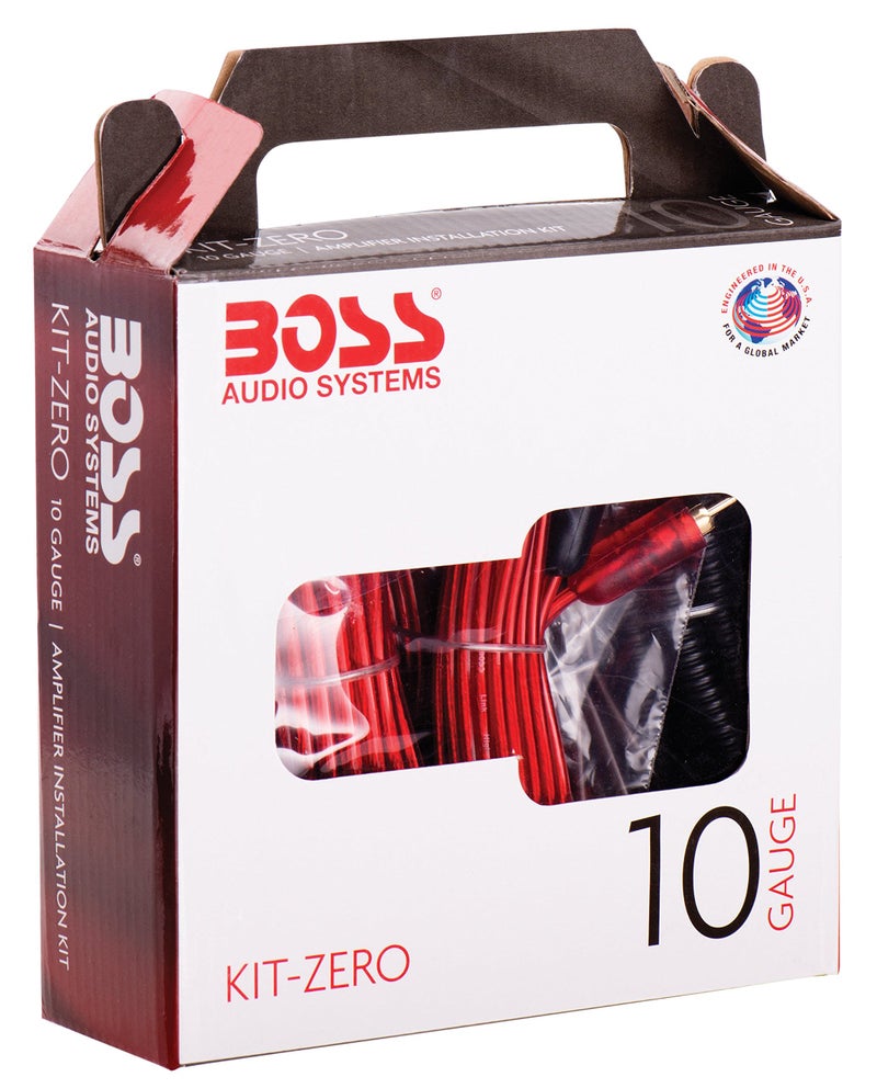 BOSS AUDIO SYSTEMS مجموعة توصيل مضخم الصوت BOSS Audio Systems KIT-ZERO 10 قياس - تجعل الاتصالات وتوفر الطاقة لراديو سيارتك، ومكبرات الصوت، والسماعات - Image 4