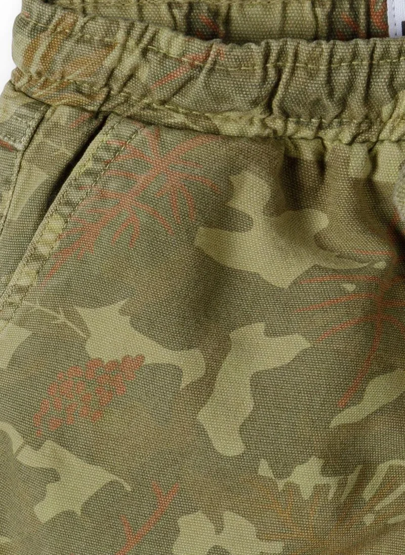 MINOTI Teen Boys Printed Combat Short