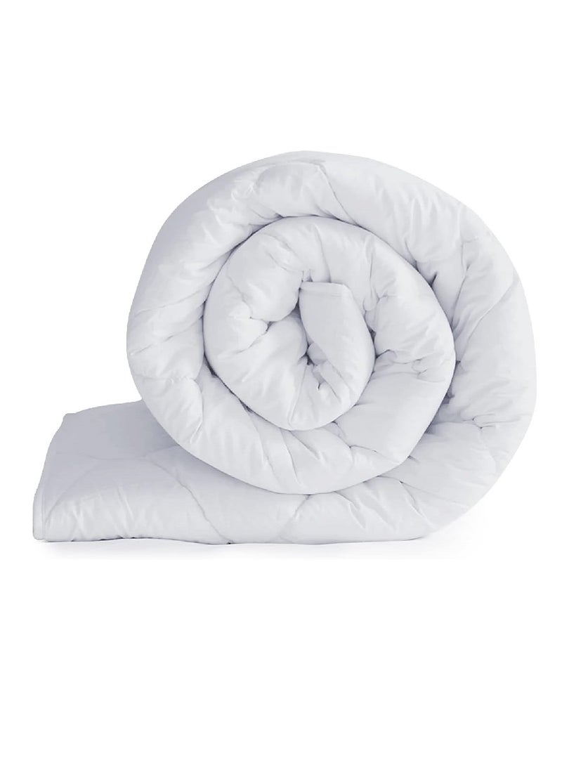 Blueberry - Solid Microfibre Duvet Fillers Microfiber White 150x200cm - Image 1