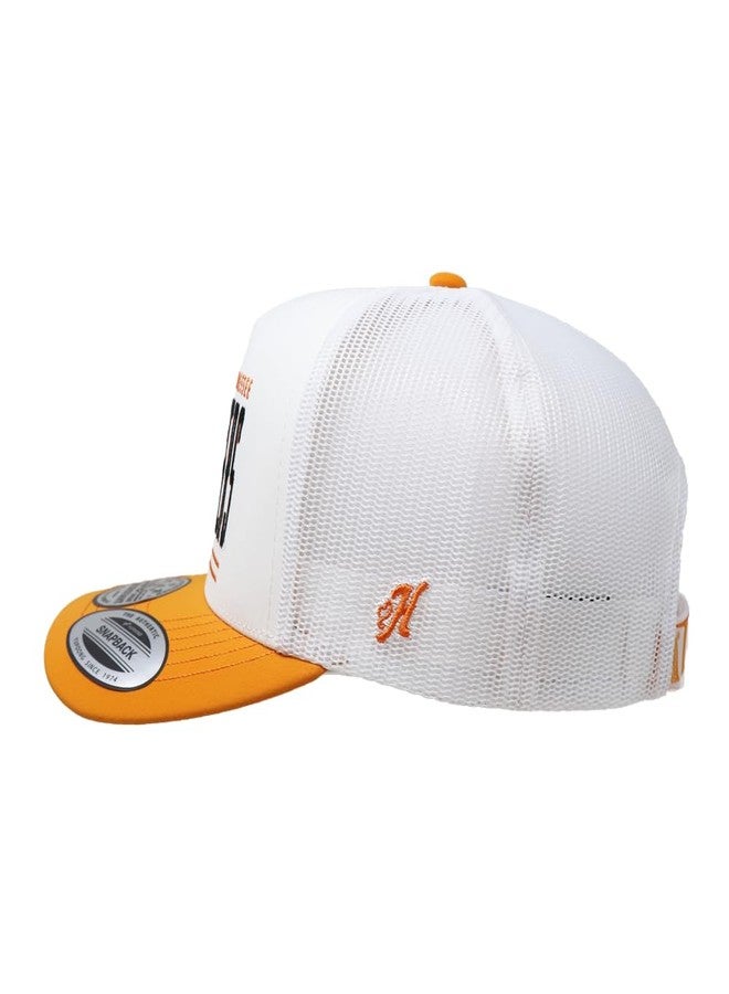 HOOEY Men's University of Tennessee Officially Licensed Collegiate Adjustable Snapback Hat (US, Alpha, One Size, White/Orange) - Image 3