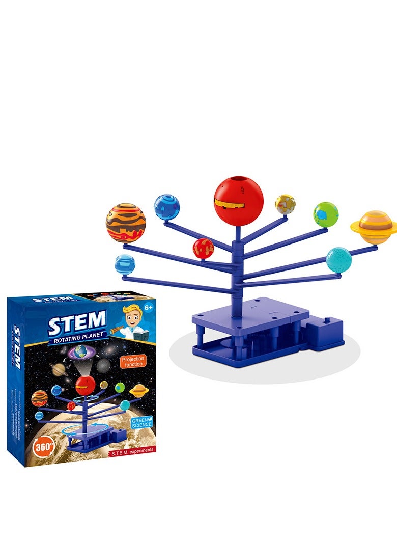 STEM Power planet, with projection automatic rotation ,Science and Physics home chemical lab Educational Game for kids and It is an educational game that helps focus, creativity,Children's DIY 6+ Years - Image 1