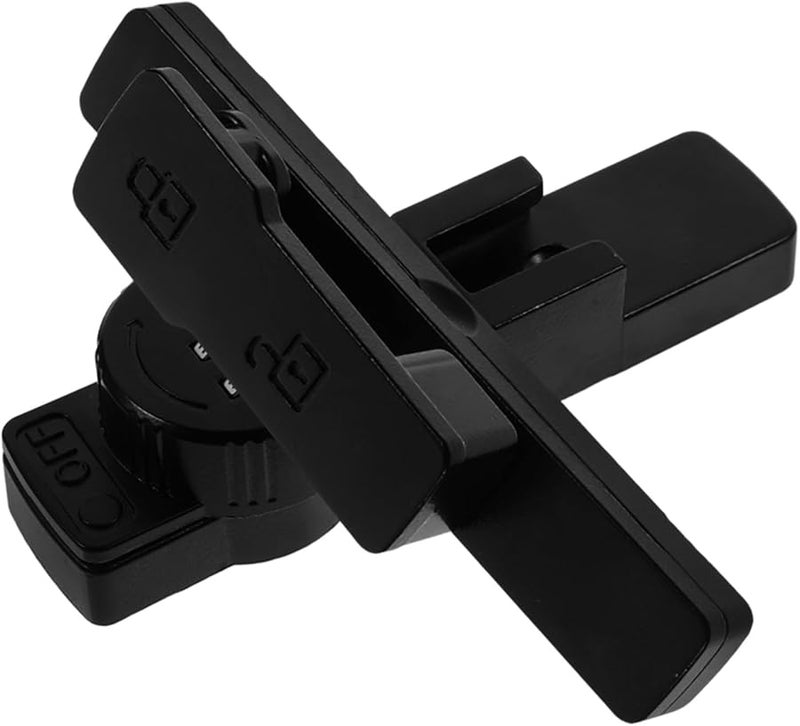 Black Combination Lock for Cabinets Mailboxes and School Lockers Durable Coded Privacy Protection Easy Installation - Image 2