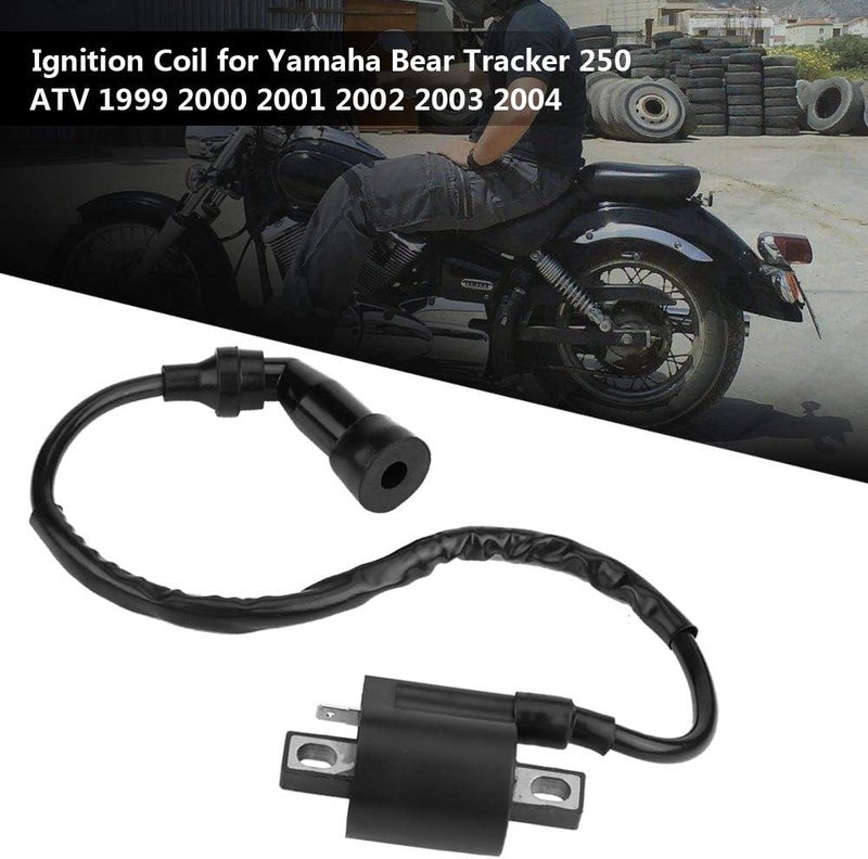 woobles Motorcycle Ignition Coil for Bear Tracker 250 ATV 1999 2000 2001 2002 2003 2004 Black // bobine allumage bear tracker - Image 3