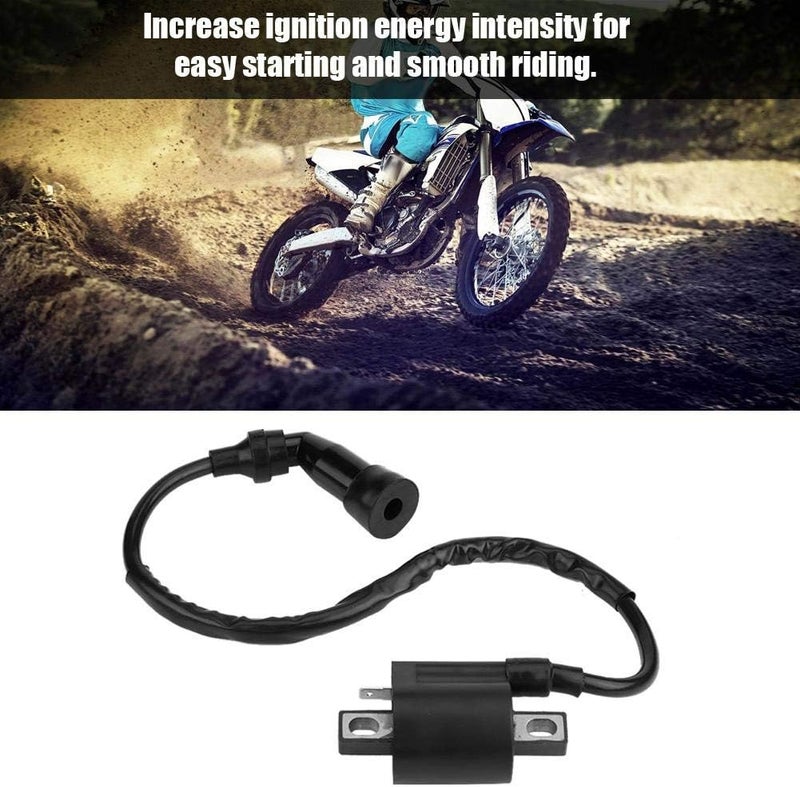 woobles Motorcycle Ignition Coil for Bear Tracker 250 ATV 1999 2000 2001 2002 2003 2004 Black // bobine allumage bear tracker - Image 2