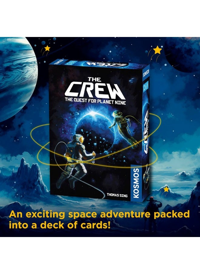 The Crew - Quest For Planet Nine | Card Game | Kennerspiel Des Jahres Winner | Cooperative | 3-5 Players | Ages 10+ | Trick-Taking | 50 Levels Of Difficulty | Endless Replay