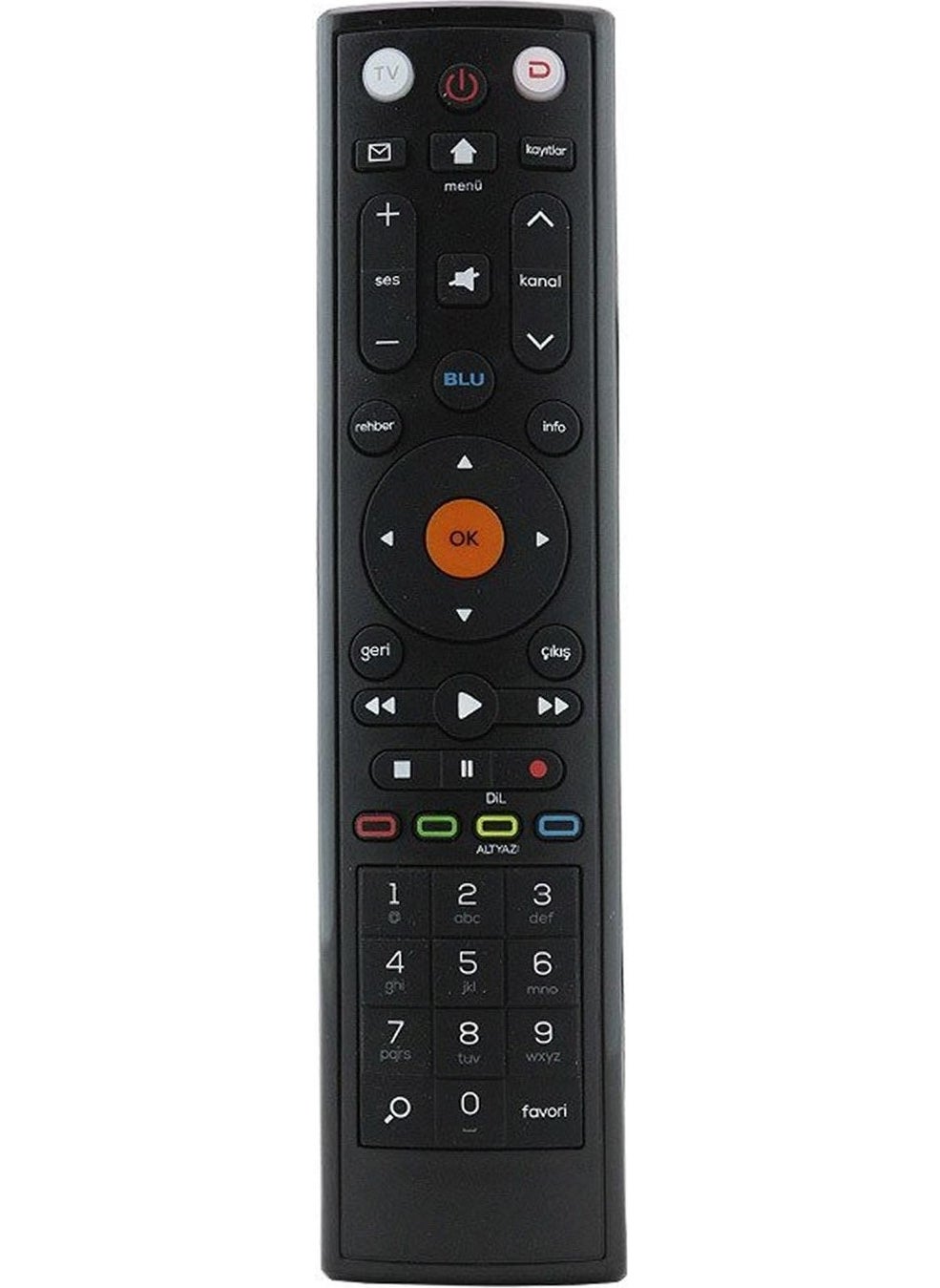 D-Smart - Satellite Remote Control HD Blue New - Image 1
