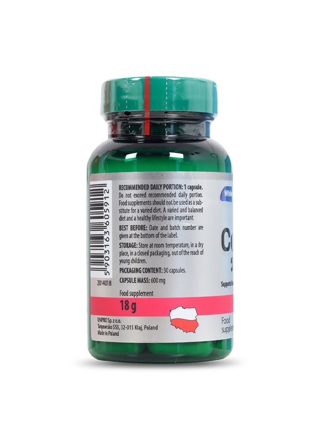 White Health CoQ Care CoQ-10 200mg – Heart Health, Fertility & Energy Support | 30 Capsules  - Image 2