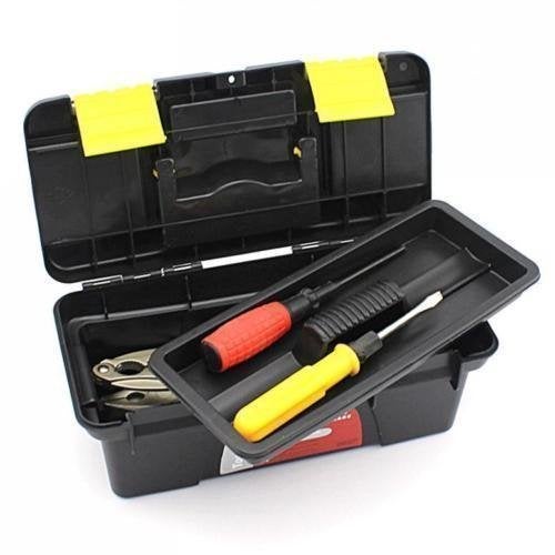 SEVIA Sevia Plastic Storage Box Portable Tool Organizer Box with Handle for Tools Accessories Household Organizer  - Image 2