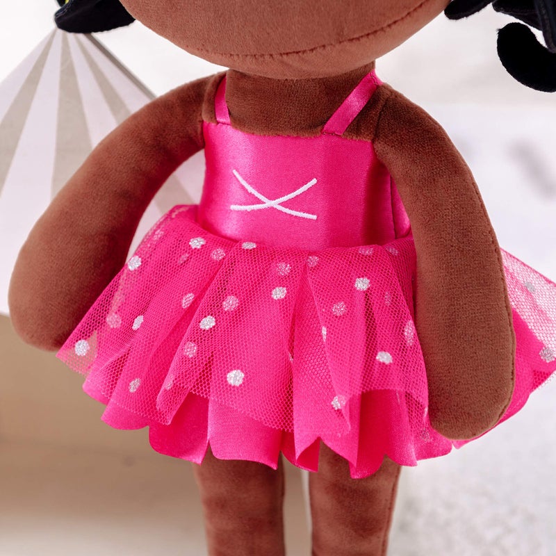 Gloveleya Baby Girl Gifts Dolls Plush Ballerina Doll Bronze Ballet Girl 13 Inch New - Image 5