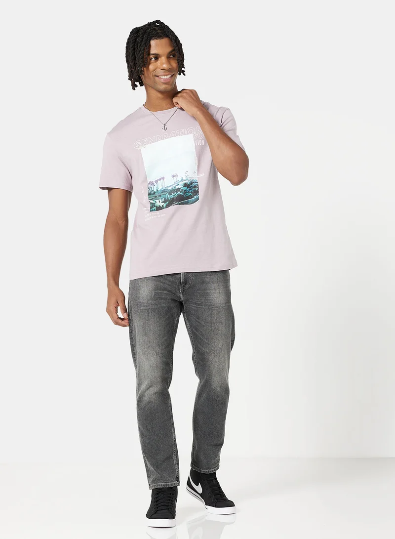 JACK & JONES JCOSETH RELAXED TEE SS CREW NECK