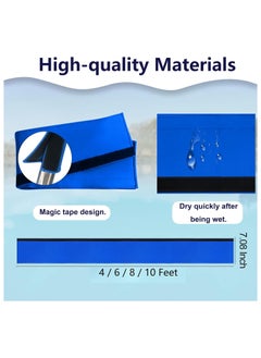 KASTWAVE Swimming Pool Hand Rail Cover, Enhance Pool Safety with 4ft Velcro Style Blue Rail Grip Covers - Non-Slip Swimming Pool Hand Rail Cover for Secure Poolside Support (4 Feet Velcro Style)  - Image 4