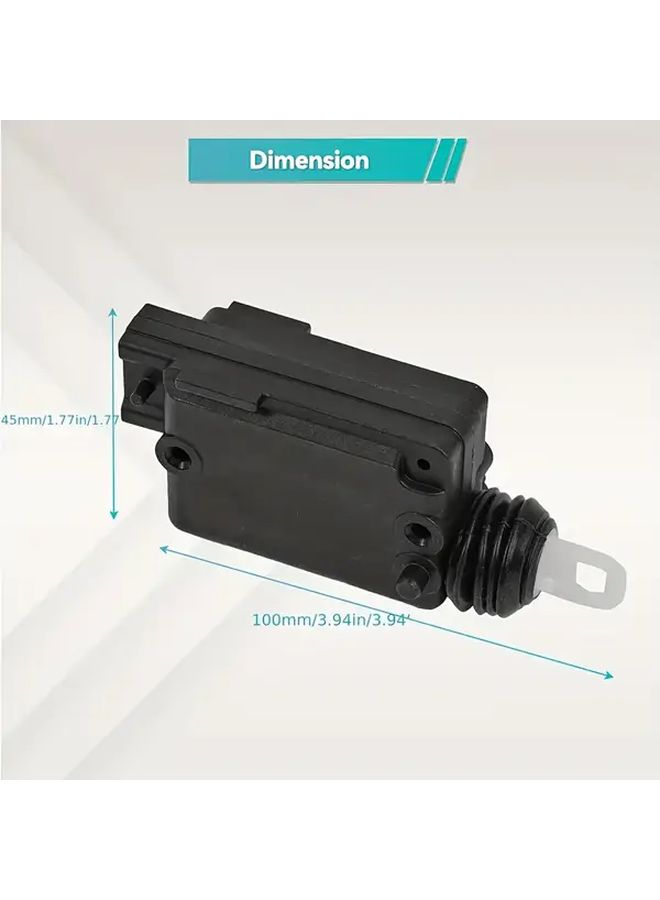 2 Pin Central Lock Actuator Motor Door Lock For Renault Clio 1 2 Megane Scenic Black OEM 770212713 7702127962 7701029259 Car Door Lock Mechanism With Longlasting Durability - Image 2