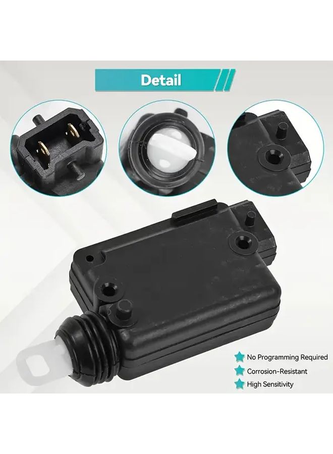2 Pin Central Lock Actuator Motor Door Lock For Renault Clio 1 2 Megane Scenic Black OEM 770212713 7702127962 7701029259 Car Door Lock Mechanism With Longlasting Durability - Image 1