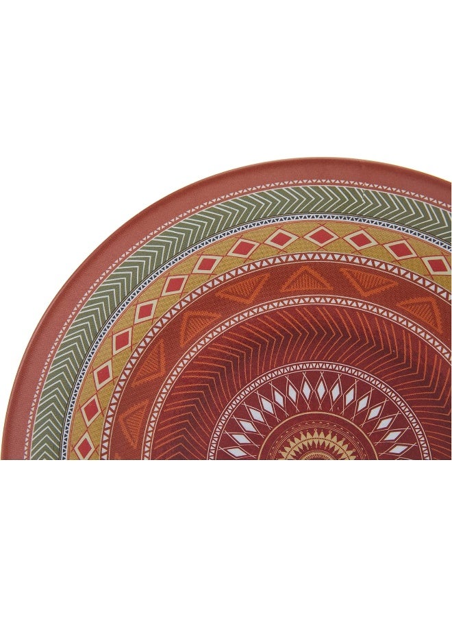 Servewell Servewell Melamine Horeca Tribal Art Persian Round Small Plate 19cm, Multi-Colour  - Image 4