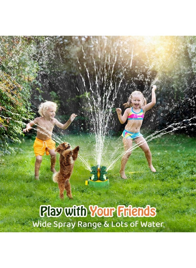 HeySplash Water Sprinkler Toy,Outdoor Play Toys for Kids,Toddler Summer Water Toys,Backyard Sprinkler Splashing Fun Toys Attaches to Garden Hose Yard for Over 3 Year Old Boys Girls Gifts - Image 2