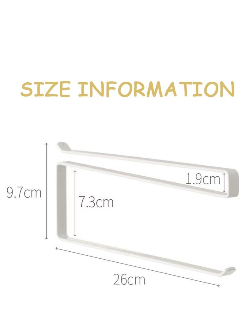 Home Care Stainless Steel Paper Towel Holder Countertop, Standing Paper Towels Holder for Kitchen Dining Table Bathroom, Weighted Paper Towel Holder for Standard or Large-Sized Roll (Silver) - Image 2
