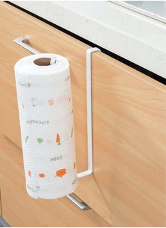 Home Care 1pcs Paper Towel Holder Wall Mounted No Drilling, Paper Towel Holder Under Cabinet, Toilet Roll Holder Self Adhesive, Towel Hanger Tissue Paper for Bathroom Kitchen (White)  - Image 3