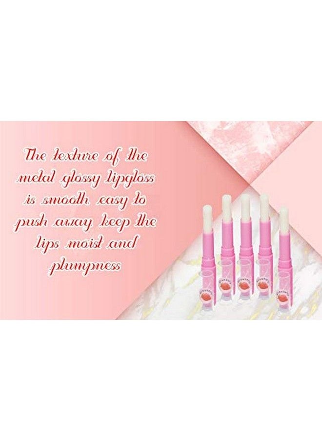 MK - 4 قطع من مرطب الشفاه Pink Magic Lip Winter للعناية بالشفاه مع فيتامين C (كما في الصورة) عبوة من 4 قطع - Image 1