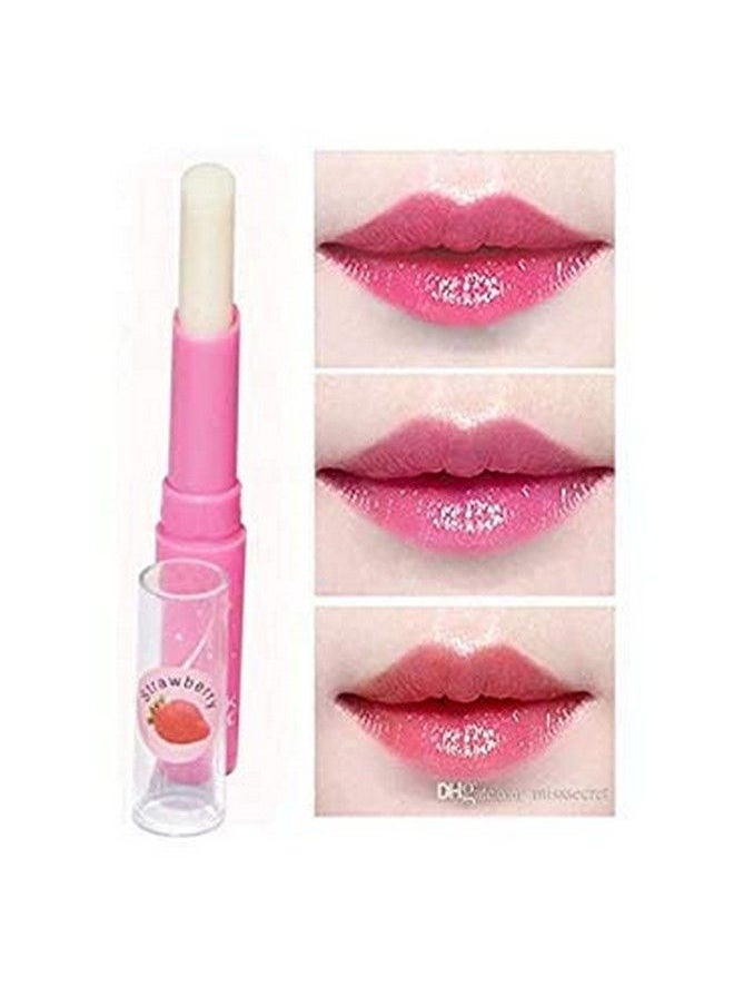 MK - 4 قطع من مرطب الشفاه Pink Magic Lip Winter للعناية بالشفاه مع فيتامين C (كما في الصورة) عبوة من 4 قطع - Image 1