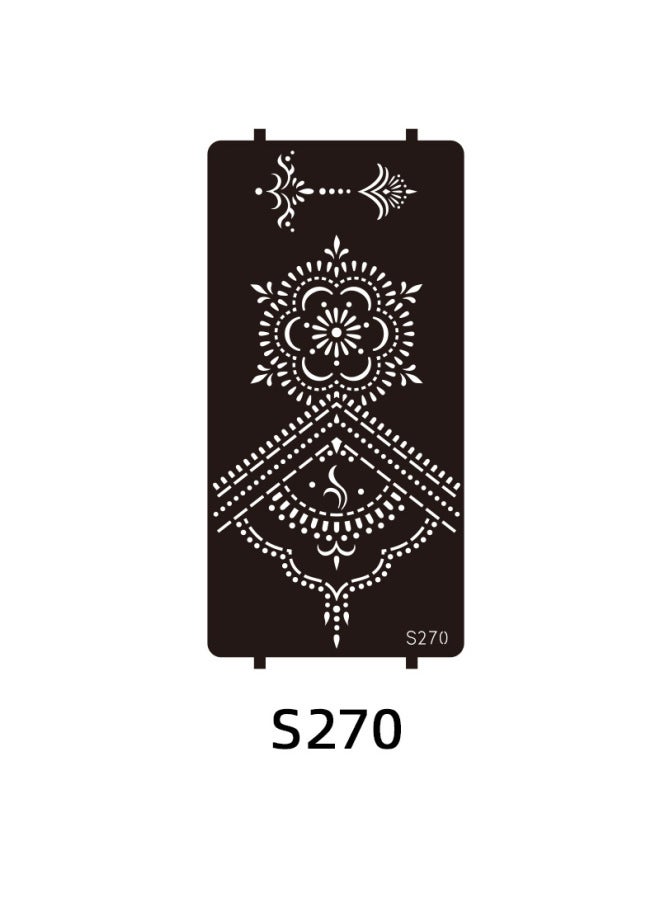 Mehendi Stickers Henna Mehendi stencil Tattoo Sticker for Hands Temporary Waterproof Mehndi Tattoo Body Art for Women & Girls - Image 1